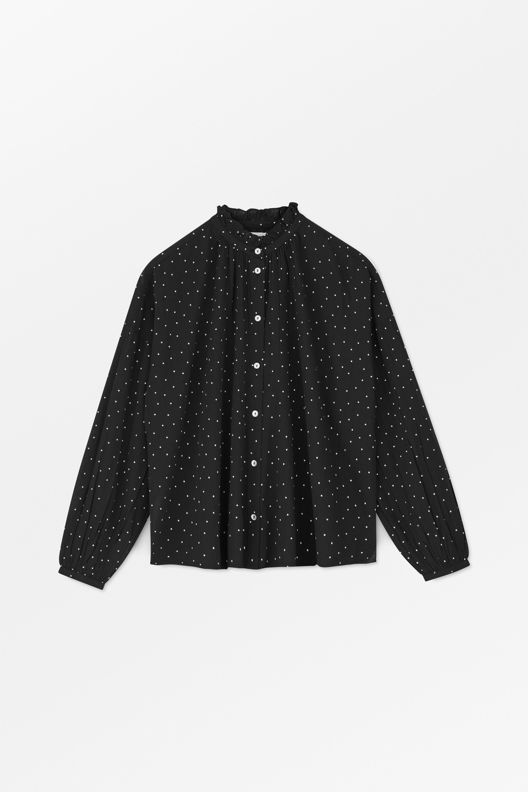 Skall Studio Hannah shirt Shirt Black/White dot